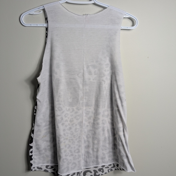 Leopard Print 'Meow' Tank Top - Picture 2 of 2